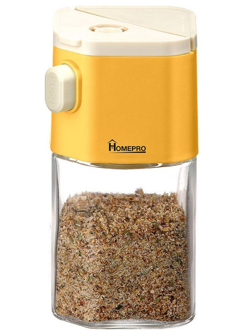 HomePro 2-In-1 Seasoning Dispenser Yellow 300 ML - Image 1
